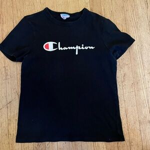 Champion Black Tee
